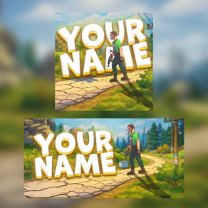 [PSD] Rust Adventure / Banner & Logo