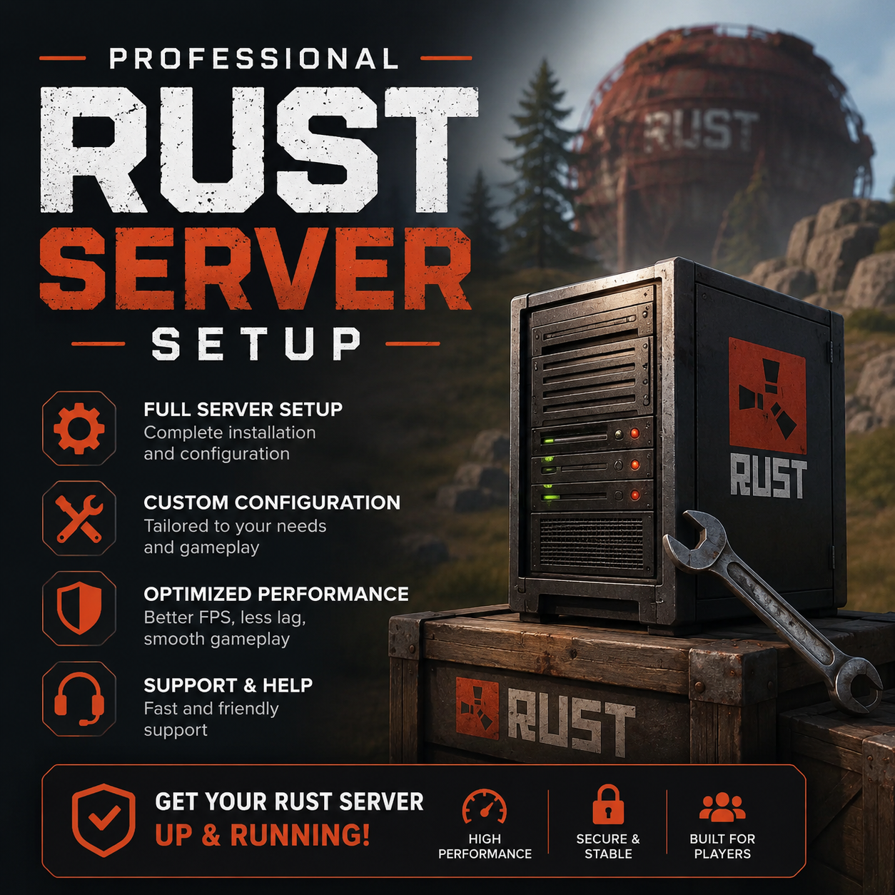 Rust Server setup rust plugins